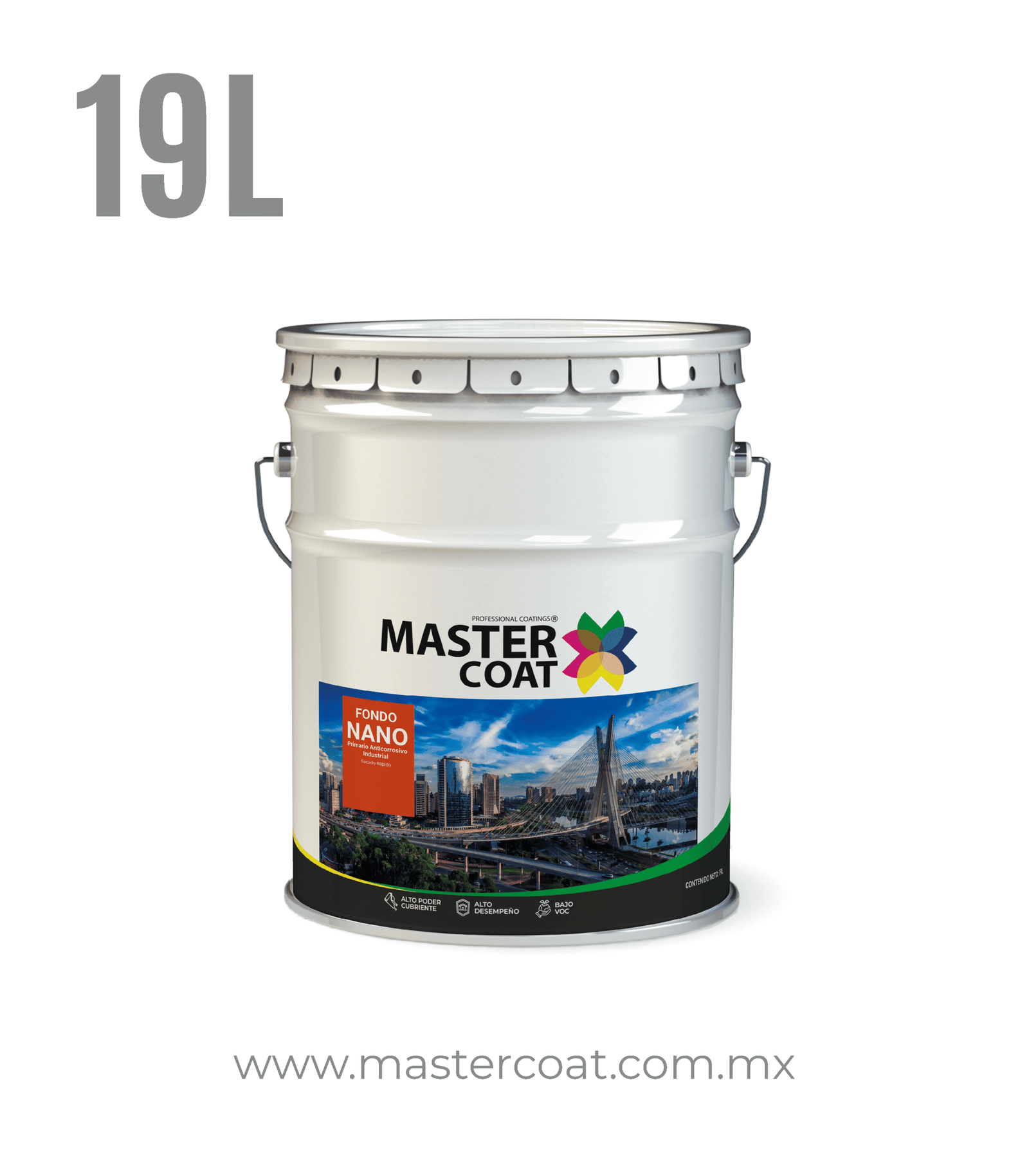 fondo_primario_metales_autonivelante_ferroso_oxido_base_solvente_secado_normal_cubeta NANO PRIMER - Image 1