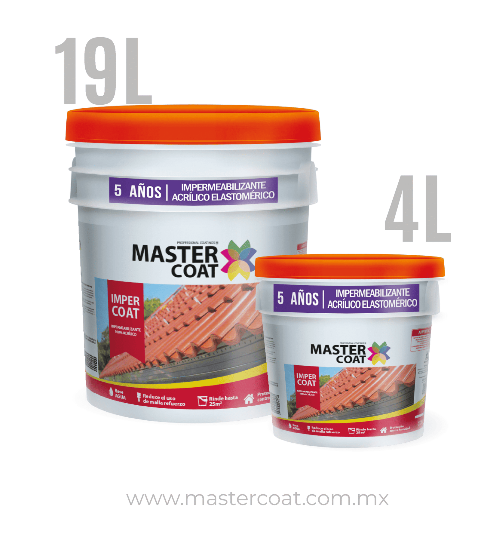 impermeabilizante_ acrilico_elastometrico_flexible_losas_nuevas_impermeable_proteccion_rayos_uv_filtracion_5_años IMPERMEABILIZANTE ACRÍLICO 5A - Image 1
