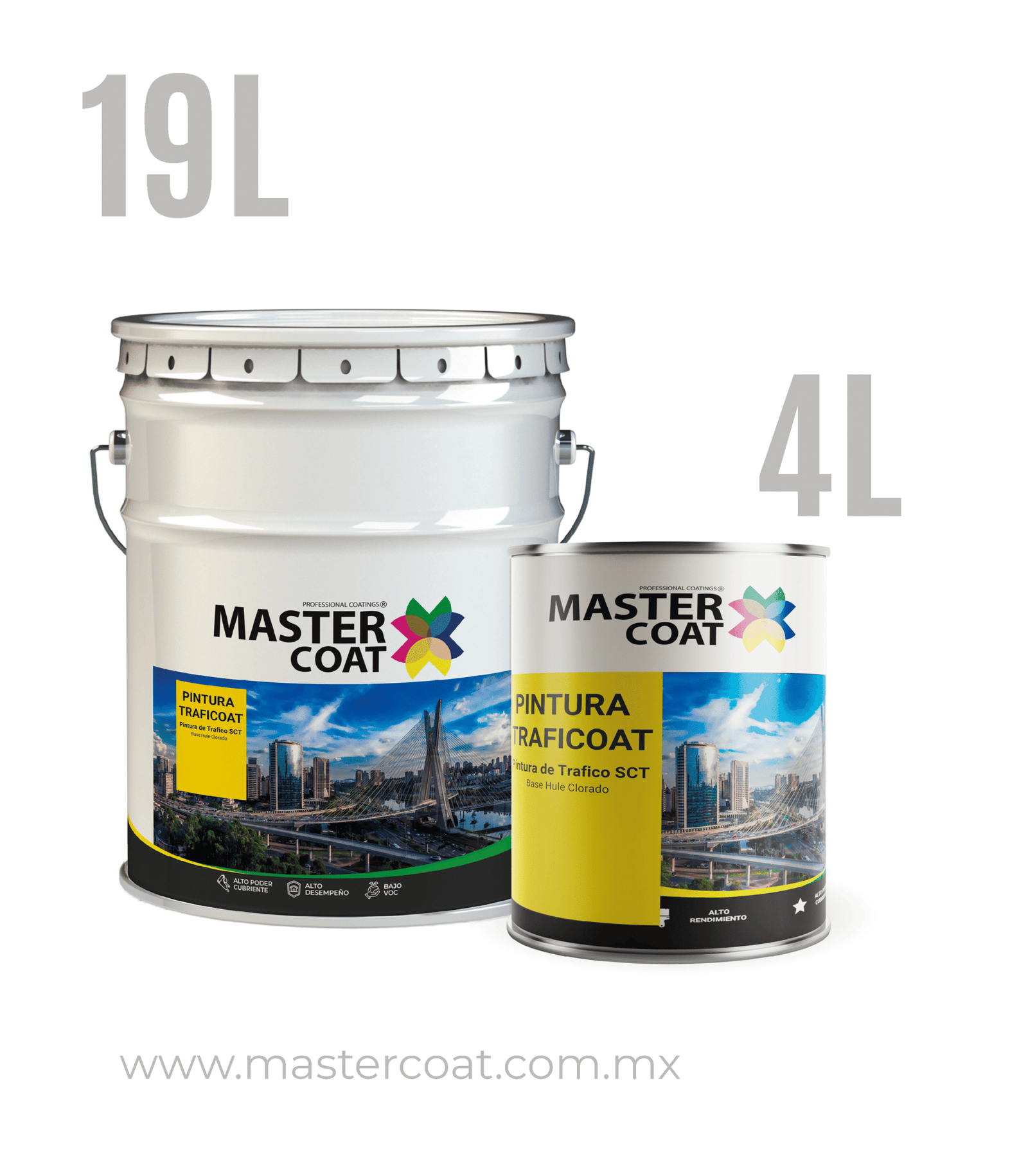 pintura_base_solvente_pisos_trafico_vehiculos_estacionamiento_peatonal_vialidad_cubeta_galon TRAFICOAT SCT - Image 1